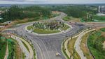 Rampung! Ini Penampakan Jalan Sumbu Kebangsaan IKN Sisi Timur