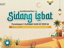 Hasil Sidang Isbat Resmi Tetapkan 1 Dzulhijjah 1446 H Jatuh pada 28 Mei 2025