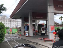 Kebakaran SPBU Gedong Tengen Jogja, 3 Orang Luka