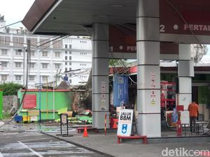 Ngerinya Ledakan SPBU Gedong Tengen Jogja, Pemotor Terpental hingga 5 Meter