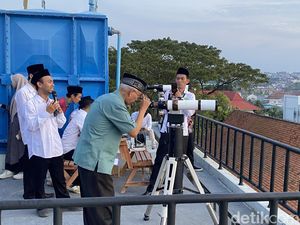 Pantauan Rukyatul Hilal di UIN Semarang Tak Sampai 1 Derajat
