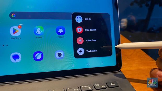 Tab S10 Fe+. (CNBC Indonesia/Novina)