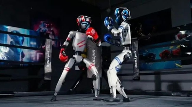 China Cetak Sejarah! Gelar Tinju Robot Humanoid Pertama di Dunia
