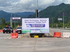 Tol Padang-Sicincin Bisa Dilintasi Gratis Mulai 28 Mei