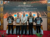 Pemkot Palembang Kembali Raih Penghargaan Opini WTP untuk Ke-14 Kalinya