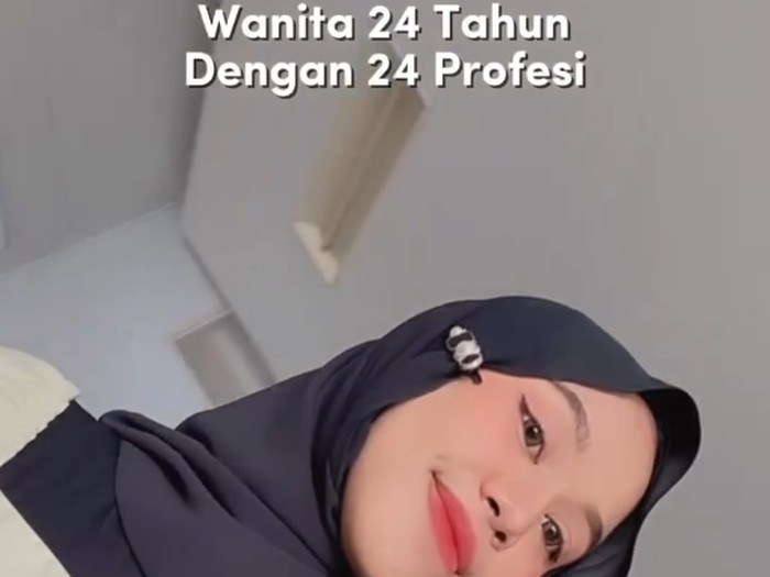 Wanita yang berusia 24 tahun ini mengungkapkan punya 24 profesi yang membuat warganet takjub.