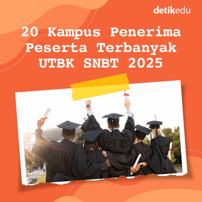 20 Kampus Penerima Peserta Terbanyak UTBK SNBT 2025
