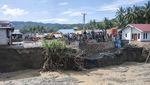 Donggala Disapu Banjir Bandang, Jalan Terputus dan Rumah Rusak Parah