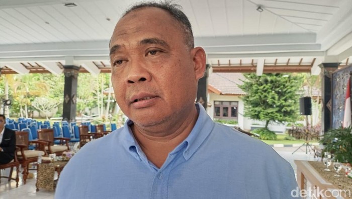 Bupati Sleman, Harda Kiswaya di Kantor Bupati, Tridadi, Sleman, Selasa (27/5/2025).