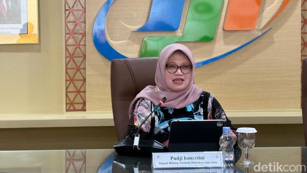 Deputi Bidang Statistik Distribusi dan Jasa Badan Pusat Statistik (BPS) Pudji Ismartini