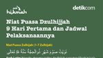 Niat Puasa Dzulhijjah 9 Hari Sebelum Idul Adha