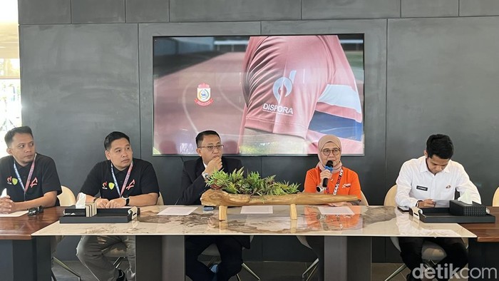 Konferensi pers pelaksanaan Makassar Half Marathon (MHM) 2025.