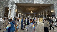 Kerajaan Arab Saudi telah menyelesaikan sebagian besar bangunan area perluasan ketiga di Masjidil Haram yang akan meningkatkan luas area dari 414.000 meter persegi menjadi 1,5 juta meter persegi. (ANTARA FOTO/Andika Wahyu)