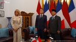 Presiden Prancis Macron Cipika-cipiki dengan Istri di Sela Bertemu Prabowo
