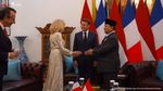 Presiden Prancis Macron Cipika-cipiki dengan Istri di Sela Bertemu Prabowo