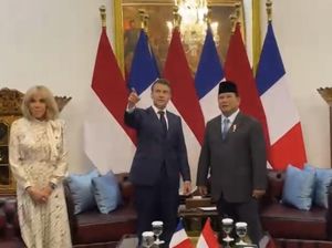Video: Kala Macron Tanya Lukisan Sukarno ke Prabowo