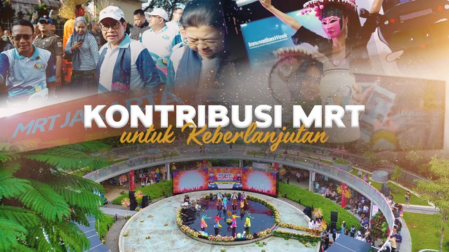MRT Jakarta Meriahkan Pencanangan HUT Ke-498 dengan Inovasi Berkelanjutan!