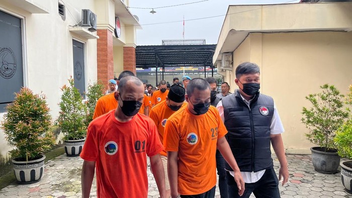 Para bandar dan agen narkoba di Kota Mojokerto yang diringkus selama sebulan