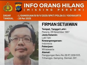 Bantu Cari Dab! Firman Hilang Usai Pamit Cek Homestay di Bantul