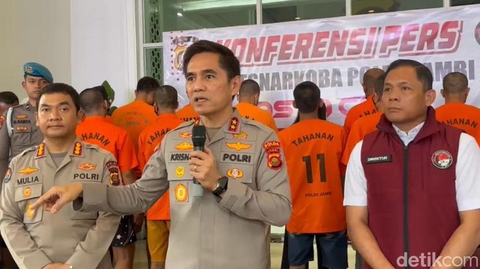 Polda Jambi mengungkap jaringan narkoba internasional hingga jaringan pemasok ke sopir truk