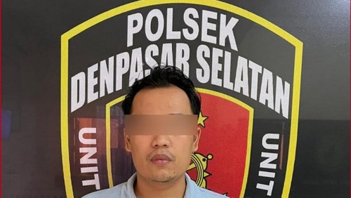 Salah seorang pelaku pembunuhan penjaga vila di Denpasar.