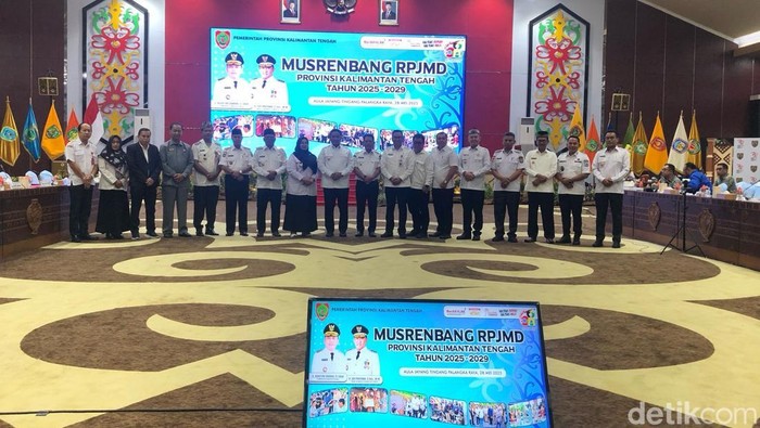 Rapat RPJMD 2025-2029 Provinsi Kalteng.