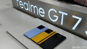 Baik Realme GT 7, Realme GT 7T, dan Realme GT 7 Dream Edition, dibekali inovasi AI yang diperkuat melalui kolaborasi dengan Google Gemini, menghadirkan sejumlah fitur AI canggih untuk menunjang berbagai aktivitas pengguna sehari-hari. Foto: Rachmatunnisa/detikINET