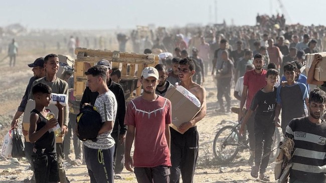 Masih Saja Kelakuan Israel Tembaki Orang Tunggu Bantuan di Gaza