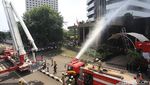 Simulasi Penanggulangan Kebakaran di Gedung Merah Putih KPK