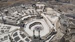 Potret Masjidil Haram dari Gedung Tertinggi di Arab Saudi