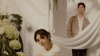 Tone foto prewedding Tristan Juliano dan Narrel Amara hangat ya, meskipun dikerjakan sendiri. (Foto: dok Instagram)