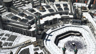 Langit Masjidil Haram Bebas dari Crane, Pertama Kali dalam 15 Tahun