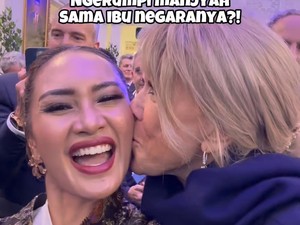 Cerita Ajeng Kamaratih soal Dicium Brigitte Macron