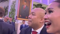 Di sini, Ajeng Kamaratih tampak bersama anak Prabowo Subianto, Didit Hediprasetyo. (Foto: dok Instagram)