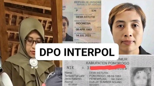 Dewi Astutik, buron interpol asal Ponorogo.