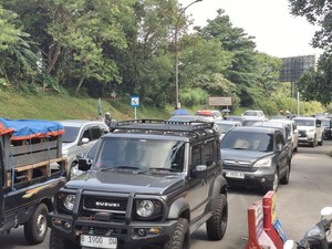 Long Weekend, 1.100 Kendaraan Per Jam Masuk Kawasan Puncak Bogor