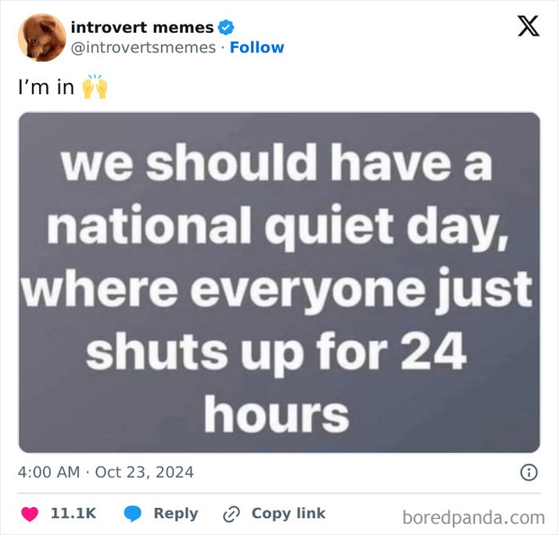 Kumpulan meme berikut ini pasti relate buat kaum introvert. Siapa yang introvert dan merasakan hal yang sama, coba absen di kolom komentar.