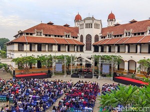 Lawang Sewu Jadi Saksi Ibadah Perdana Kenaikan Yesus Kristus