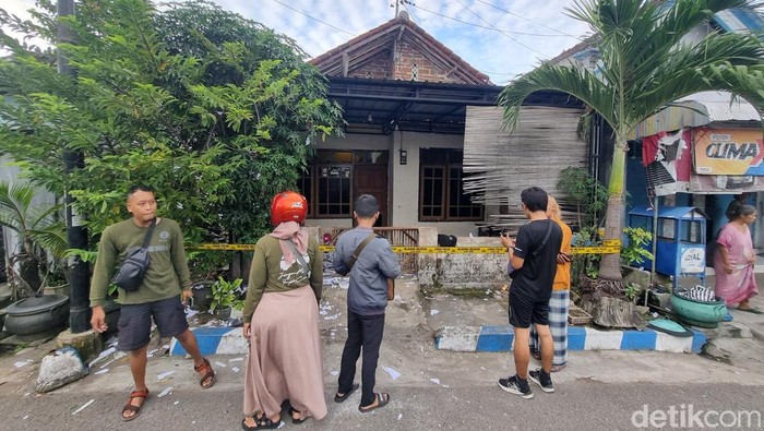 Lokasi kejadian ledakan petasan di Ponorogo.