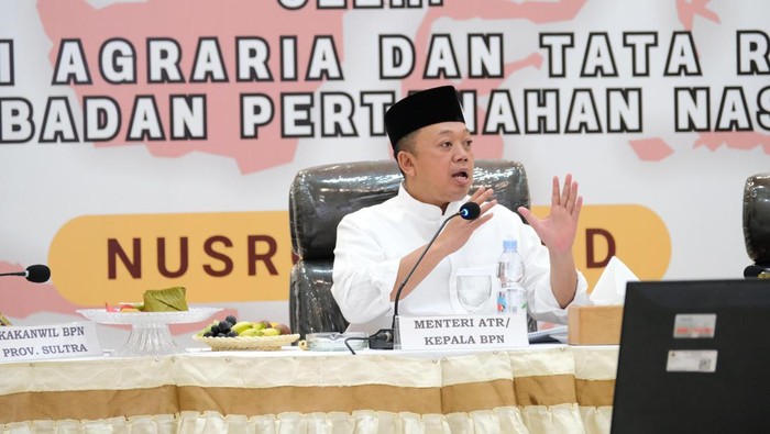 Menteri Agraria dan Tata Ruang/Kepala Badan Pertanahan Nasional (ATR/BPN) Nusron Wahid