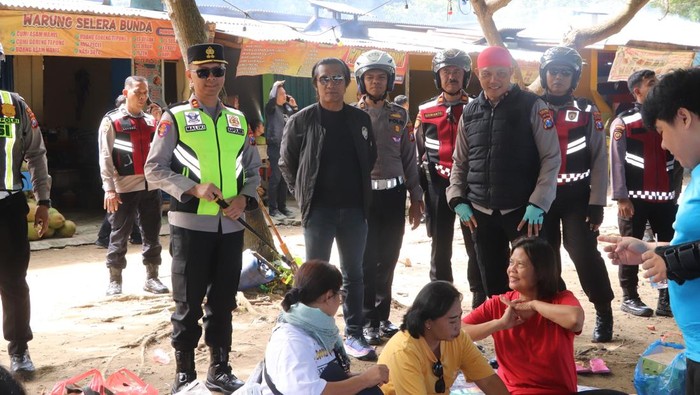 Patroli destinasi wisata di Trenggalek diintensifkan selama libur panjang.