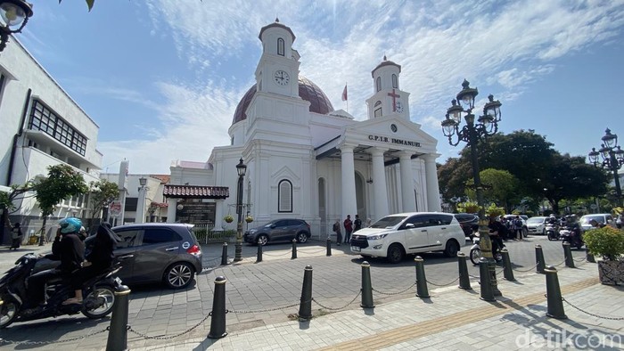 Penampakan Gereja Blenduk di Kota Lama Semarang, Kamis (29/5/2025).