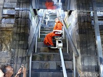 Video: Rencana Fadli Zon Permanenkan Stairlift Candi Borobudur