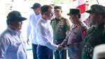 Suasana Penyambutan Presiden Prancis Macron di Akmil Magelang