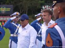 Presiden Emmanuel Macron dan Prabowo Tiba di Magelang