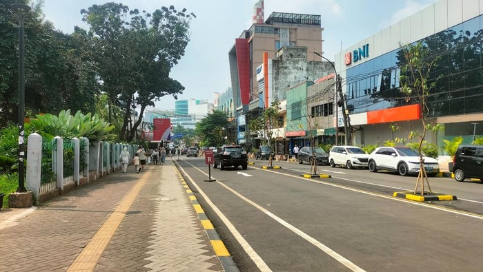 Suasana di Blok M saat long weekend (Maulani Mulianingsih/detikcom)