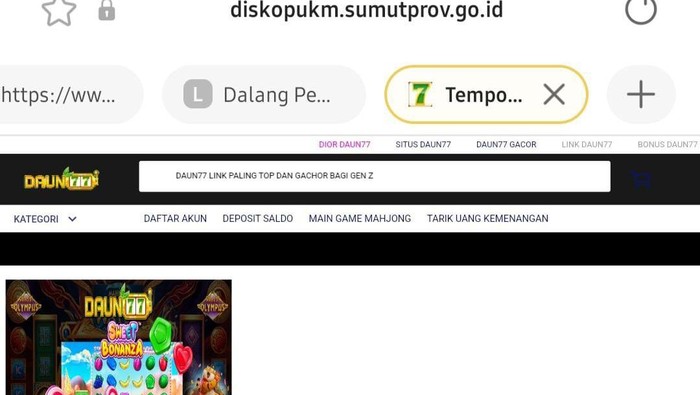 Tangkapan layar laman DiskopUKM