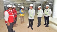 Sementara itu progres pembangunan Istana Wakil Presiden (Wapres) tahap I di IKN saat ini telah mencapai 43%. Ia mengatakan pembangunan tersebut akan rampung pada Desember 2025. Dok. Agus Suparto