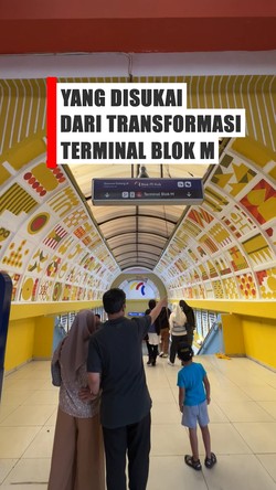 Video: POV Pengunjung Menapaki Wajah Baru Terminal Blok M Jakarta