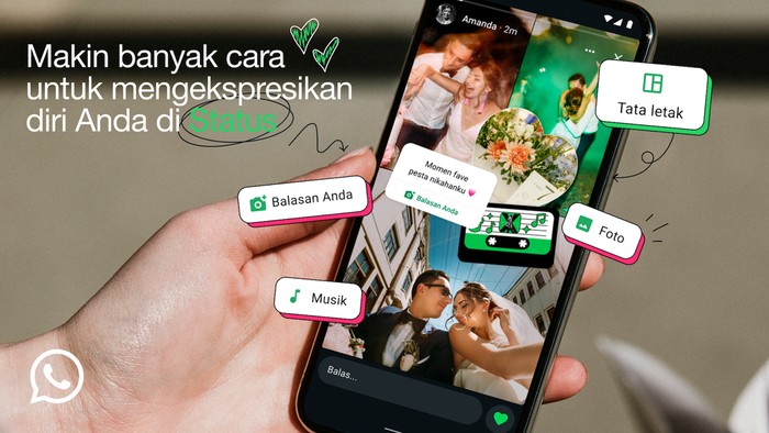 4 fitur baru WhatsApp Status
